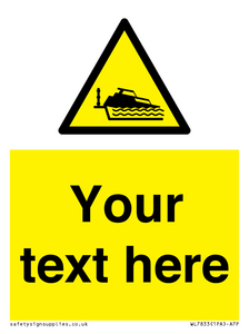 Custom warning grounding cruiser on lock cill